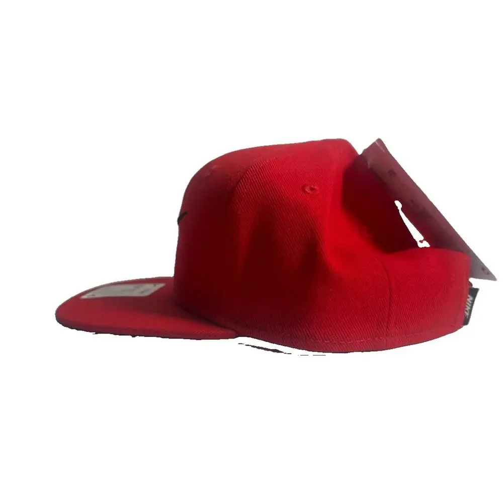 Nike Pro Cap Youth Snapback Hat Child 4-7 University Red Black Swoosh NWT